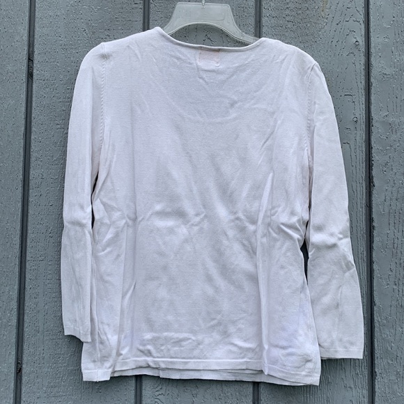 Ruby Rd White Sweater Top - Picture 4 of 4